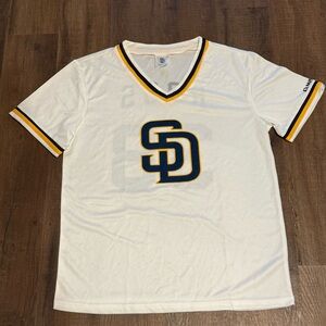 SAN DIEGO PADRES Tyson Ross #38 White SGA Jersey V-neck MLB Baseball Sz(M)